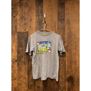 Vintage Pokemon 1999 Shirt Grey Youth XL